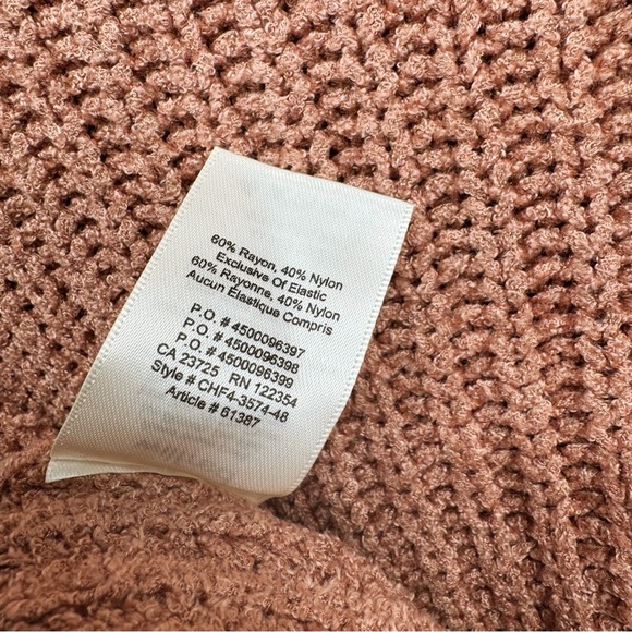 Aritzia Wilfred Essential Chenille Crewneck Ribbed Sweater Women’s XXS Fall Chic - Picture 13 of 13